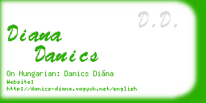 diana danics business card